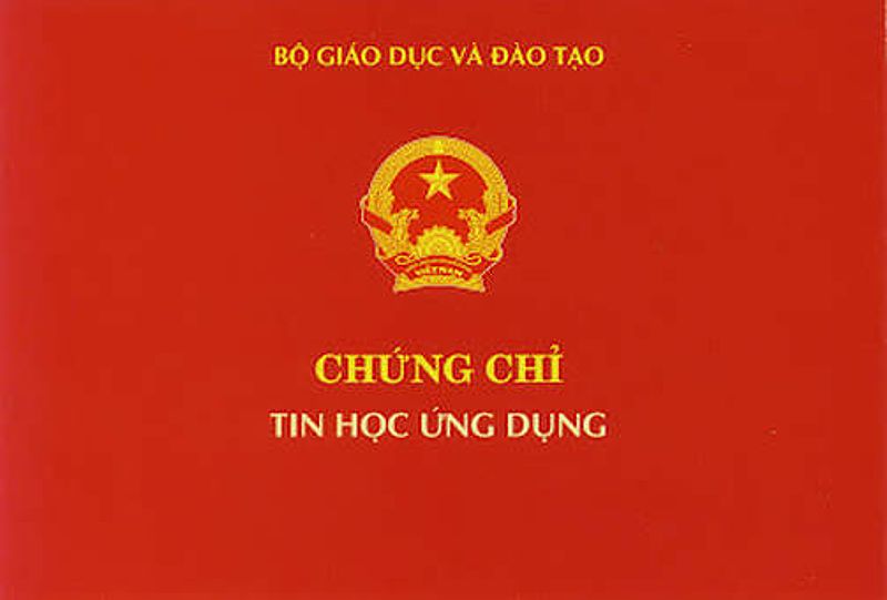 Chứng chỉ tin học ứng dụng A B C