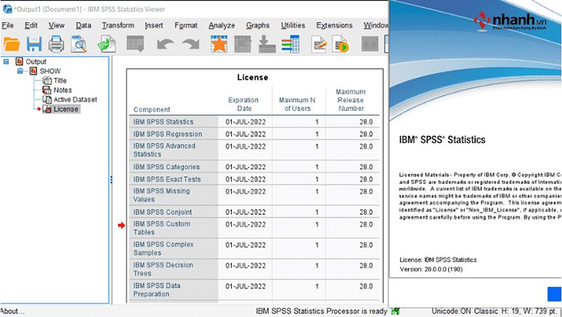 Phần mềm SPSS