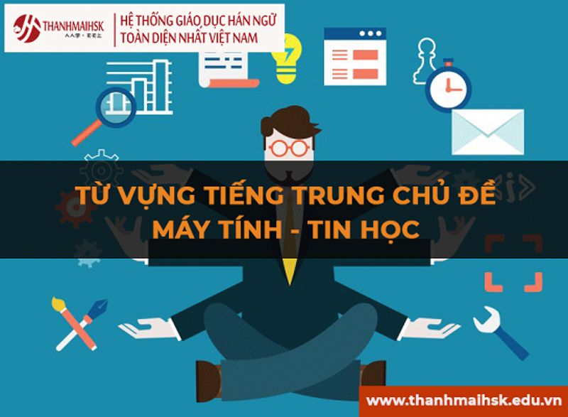 Từ vựng tiếng Trung chủ đề máy tính, tin học